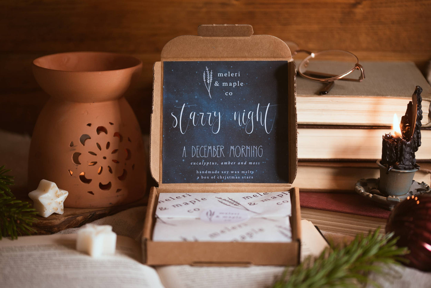 Starry Night - A Box of Christmas Star Wax Melts