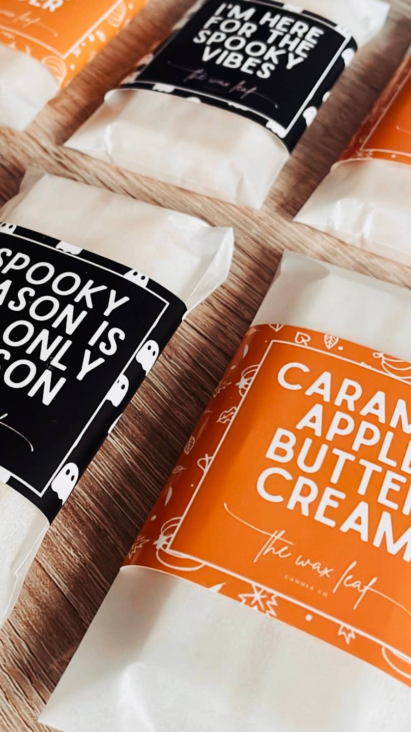 Autumn Soy Wax Melts, Salted Caramel Apple Cider