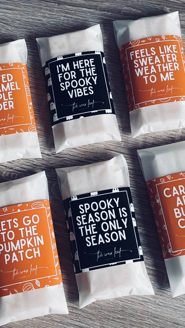 Autumn Soy Wax Melts, Salted Caramel Apple Cider