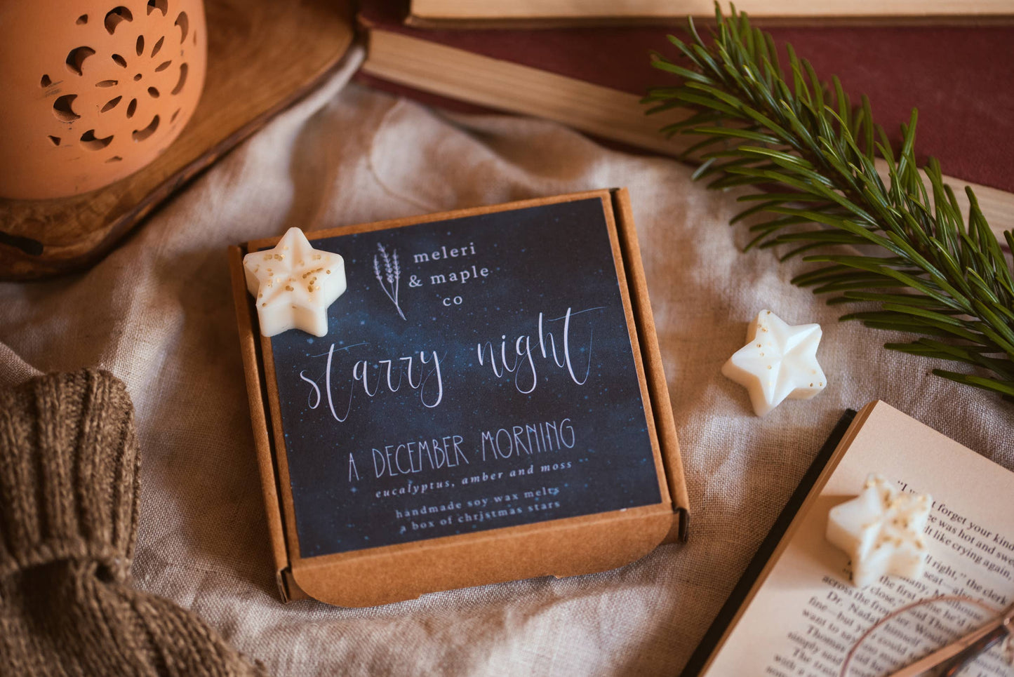 Starry Night - A Box of Christmas Star Wax Melts