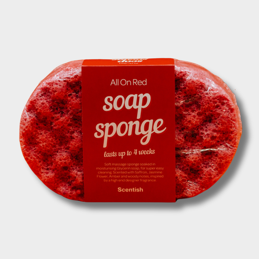 All On Red Soap Sponge