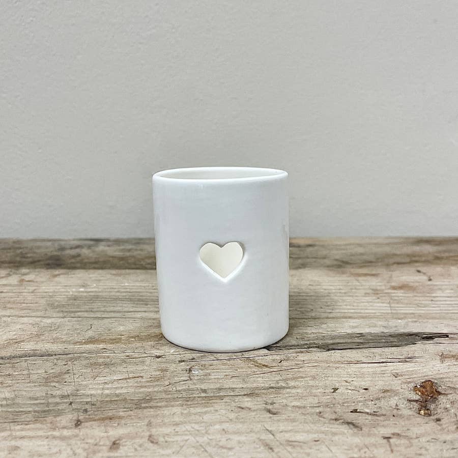 Simple Heart T-light Holder, 6cm