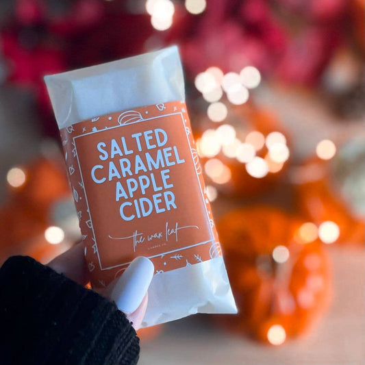 Autumn Soy Wax Melts, Salted Caramel Apple Cider