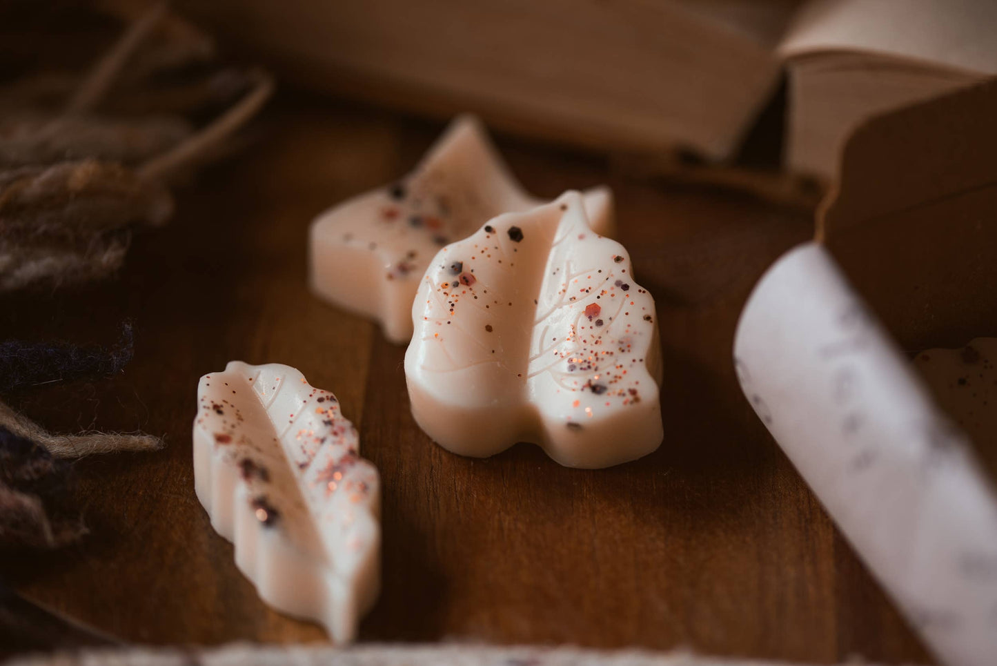 Autumn Spice Scented Leaves Shaped Wax Melts