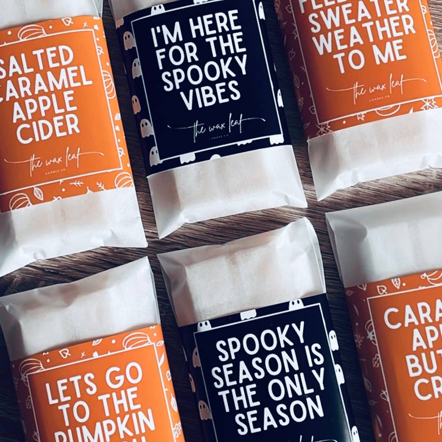 Autumn Soy Wax Melts, Salted Caramel Apple Cider