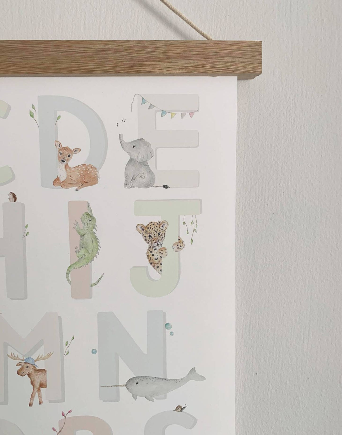 Animal Alphabet Fine Art Print
